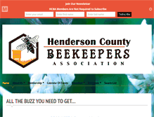 Tablet Screenshot of hcbeekeepers.org